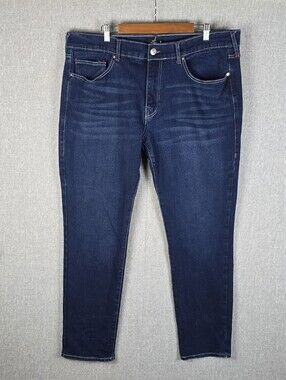 True Religion Rocco Relaxed Skinny Jeans Blue Mens Sz 40×32
